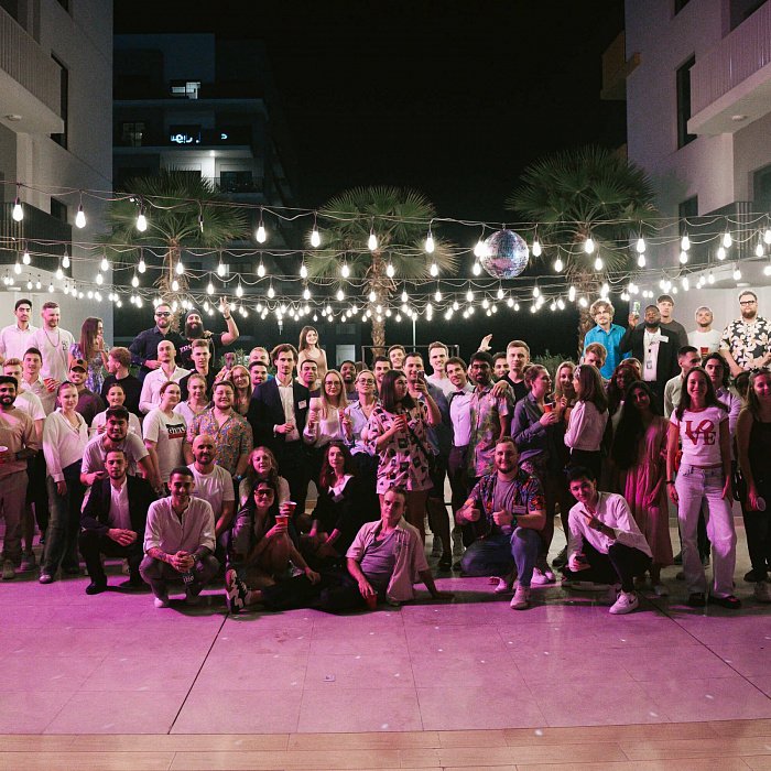 Together with friends